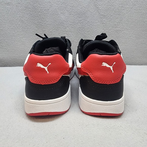 Puma Safety Frontcourt Low Composite Toe Black White‎ Red Size 9 - Picture 5 of 8